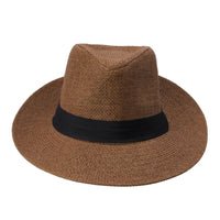 Hot  Fashion Summer Casual Unisex Beach Trilby Large Brim Jazz Sun Hat - My Store