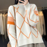 Cashmere Sweater Round Neck Women's Spring/Autumn - My Store