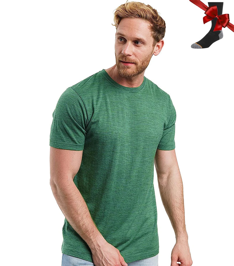 T Shirt Men Base Layer Merino - My Store