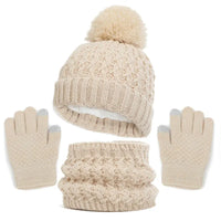 Children's Winter Hat Scarf and Gloves Luxury Set - My Store