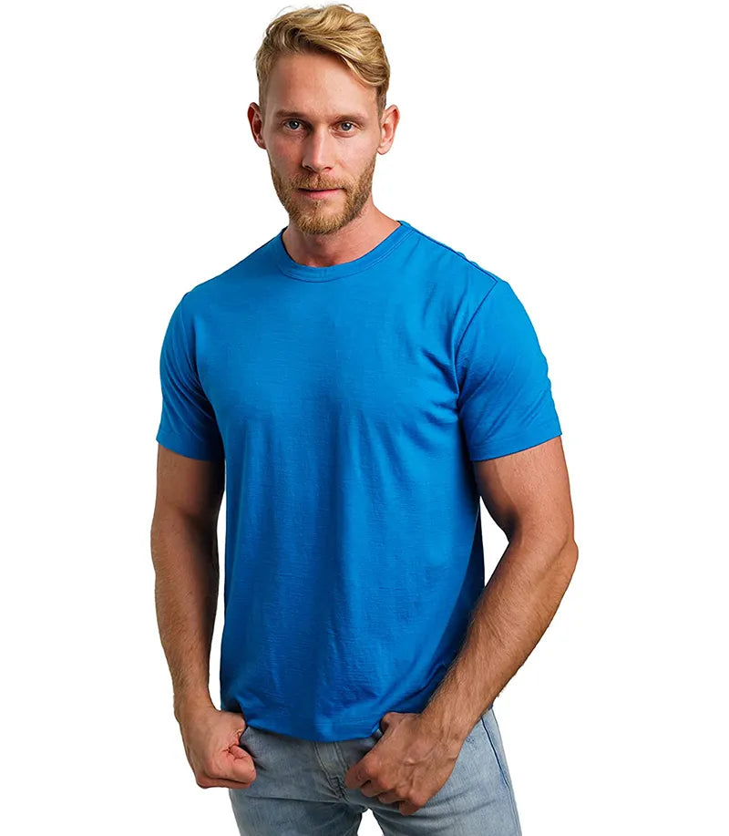 100% Merino Wool T-Shirt Men Short Sleeve - My Store