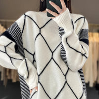 Cashmere Sweater Round Neck Women's Spring/Autumn - My Store