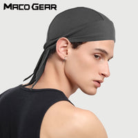 Sports Headscarf HipHop Cap Pirate Headband Lightweight Breathable Hiking Running Bandana Hat Headwear for Men Women Summer - My Store