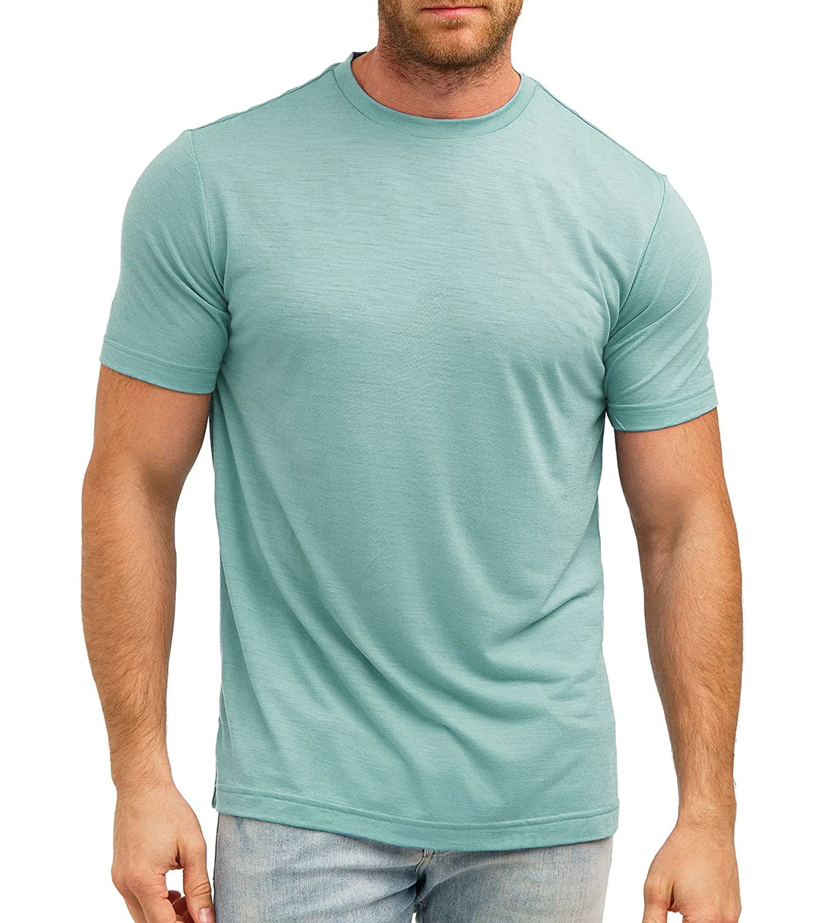 100% Merino Wool T-Shirt Men Short Sleeve - My Store