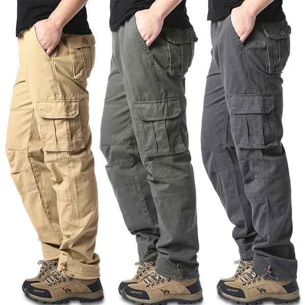 Large Pocket Loose Overalls Men's Outdoor Sports Jogging Military Tactical Pants - My Store