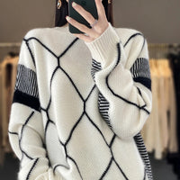 Cashmere Sweater Round Neck Women's Spring/Autumn - My Store